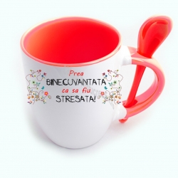 Cana cu lingurita, int Rosu, Prea Binecuvantata...